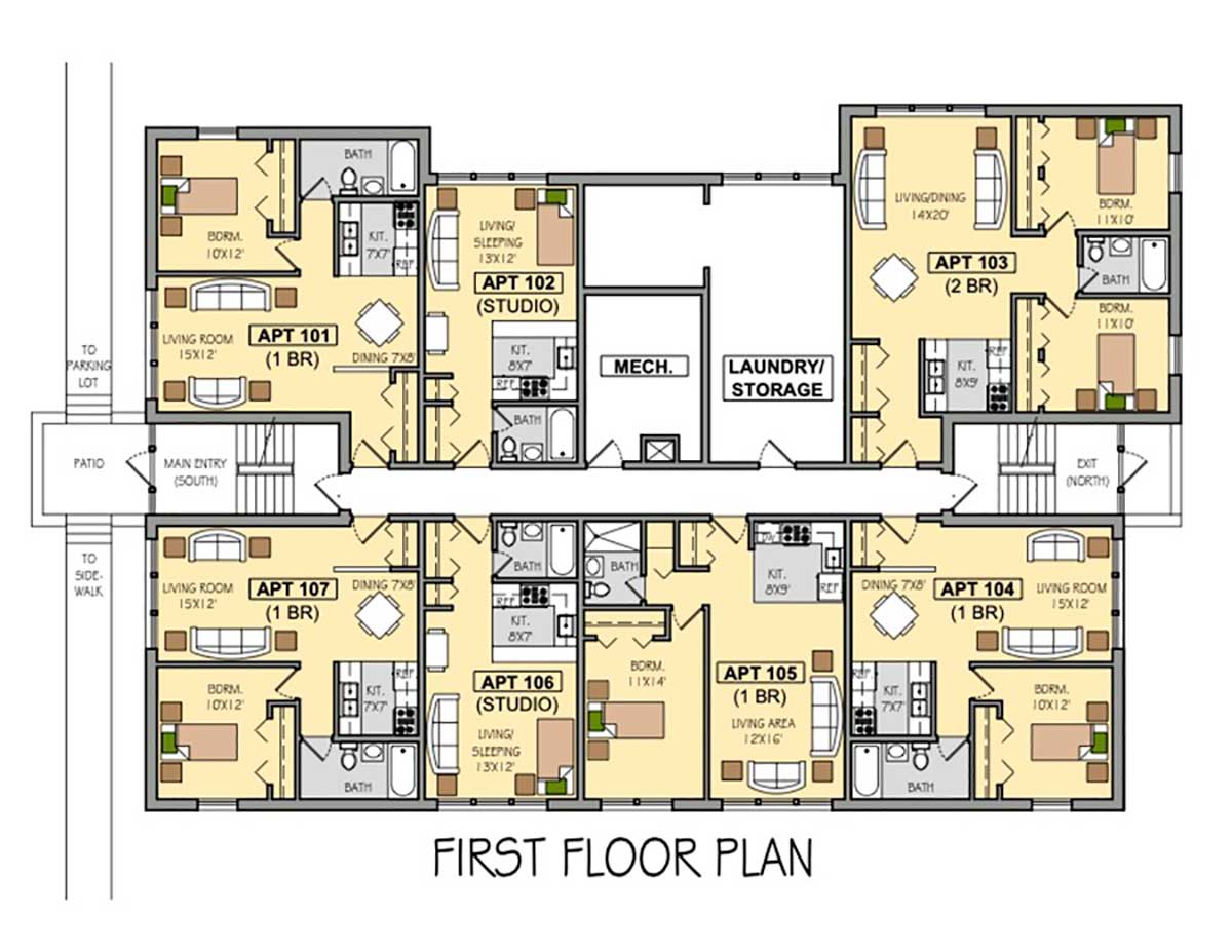 Floor plan diagram for 817 12th Ave SE, Minneapolis, MN