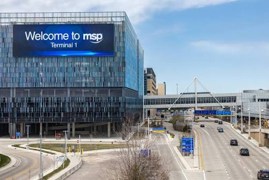 MSP Airport, where many international students arrive in Minneapolis