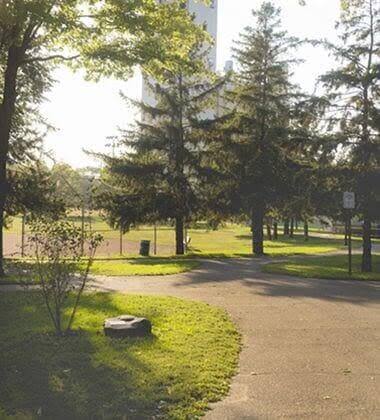 Van Cleve Park near Elmwood apartments, Minneapolis, MN